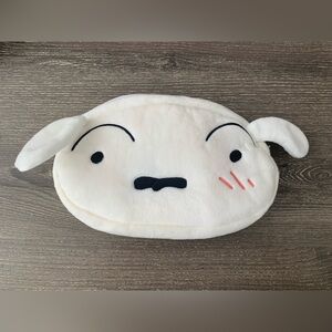 Crayon Shinchan Shiro Whitey Japan Anime Cute Dog Pencil Pouch